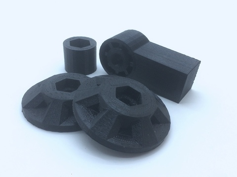 Черный PETG-пластик BestFilament