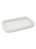 Лежанка для собак и кошек MidWest Pet Bed флисовая 77х52 см, белая