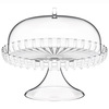 Подставка для торта на ножке с крышкой dolcevita, D31 см, перламутровая