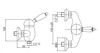 Cezares VINTAGE-DM-03/24-Sw-N VINTAGE-DM-03/24-Sw-N Смеситель для душа однорычажный, золото, ручкa Swarovski Nero