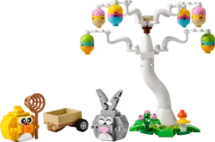 Конструктор LEGO 40808 Пасхальный кролик и охота за куриными яйцами
