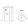 Timo TE-0709 Душевая кабина Timo eco 90*90*215  (TE-0709)