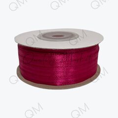 Лента атласная 3 мм 90 ярд (малиновый) №072