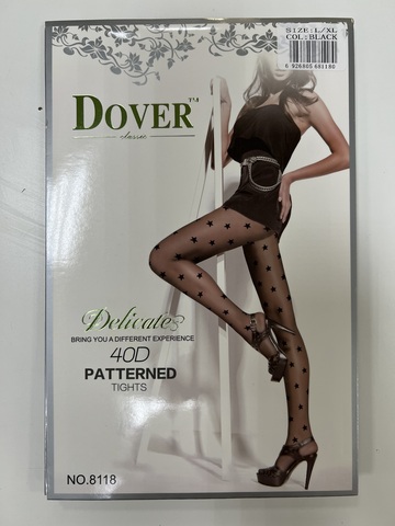 Колготки женские Dover арт. 8118 с рисунком звезды 40 den