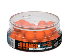 Бойлы насад. плав. Sonik Baits ORANGE Fluo Pop-ups 11мм 50мл (Оранж Мандариновое масло)