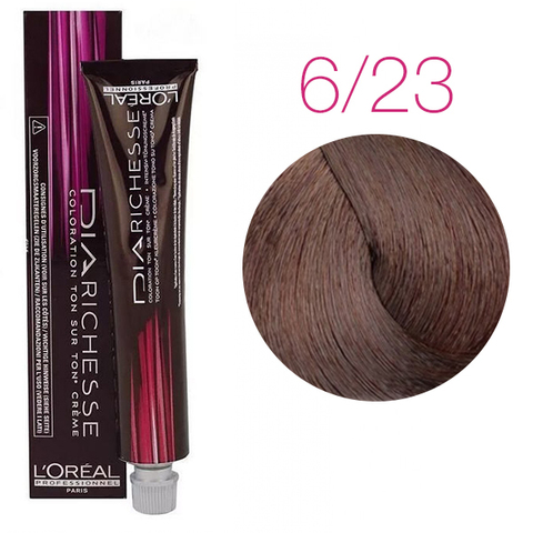 L'Oreal Professionnel Dia Richesse 6.23 (Шоколадный трюфель) - Краска для волос