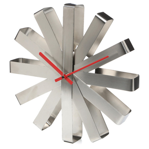 Часы настенные Ribbon сталь Umbra