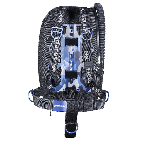 Комплект BLUE BATTLE BACKMOUNT 16л, с алюминиевым крепежём MARES XR