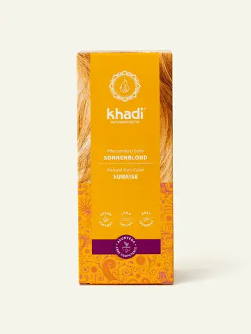 СОЛНЕЧНЫЙ БЛОНД натуральная краска для волос Khadi Naturprodukte, 100 гр