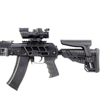 Складной приклад TBS Shock с подщечником на гражданские аналоги АК-74М, DLG Tactical