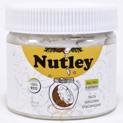 Паста кокосовая Nutley, 300г