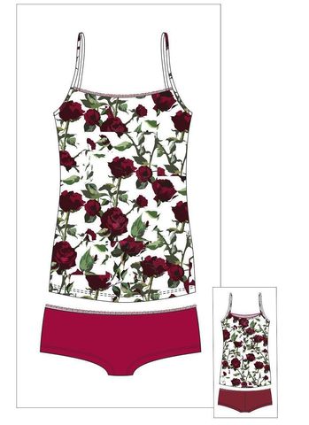 Комплект IMD Roses 4151774 Top and Shorts Innamore