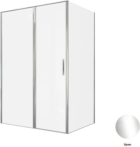 Allen Brau Priority 3.31034.00 + 3.31046.00 Душевой уголок, 140x100, цвет: хром