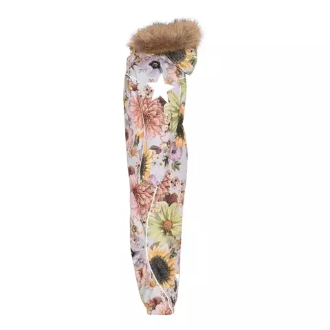 Molo (Моло) Polaris Fur Retro Flowers зимний комбинезон