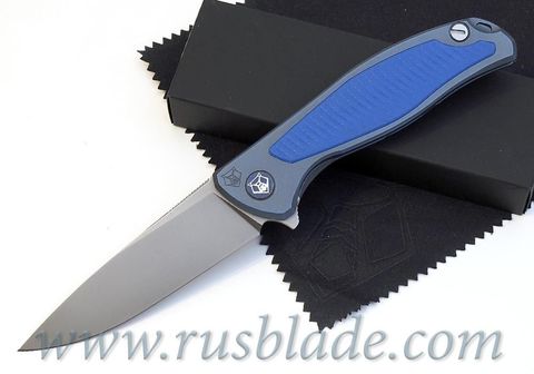 Shirogorov Flipper 95 M390 G10 Blue inlay 