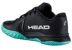 Детские теннисные кроссовки Head Revolt Pro 4.0 - black/teal