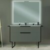 Cezares 55161 URBAN Тумба под раковину с двумя выдвижными ящиками 55161 Frassino scuro, 120x46x62