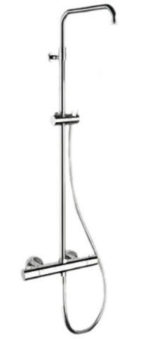 Remer EQ32ASSDXV Душевая система с термостатом Elegance EQ32ASSDXV, сталь (XV), шт