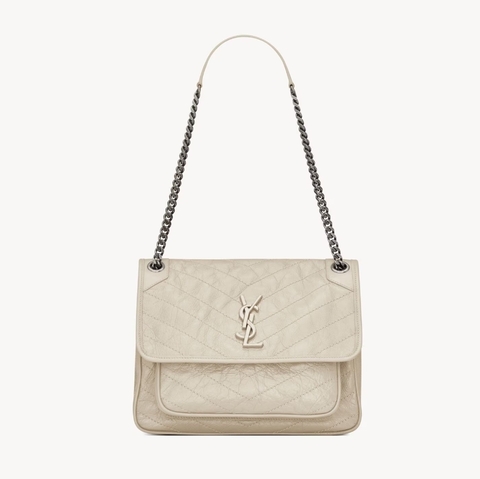 Сумка на плечо Saint Laurent Niki белый