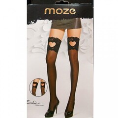 Чулки женские с ажурной резинкой