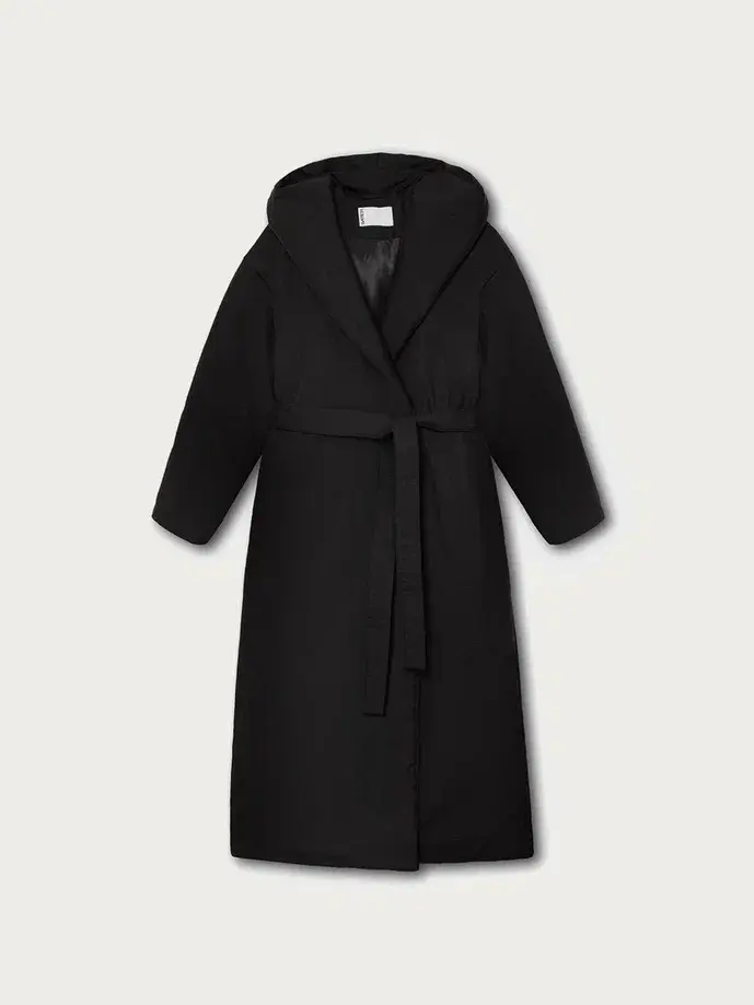 

Куртка Себу макси, Черный