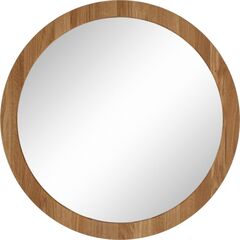 Зеркало круглое Миллиси 70х70 см из массива дуба