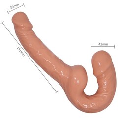 Страпон анатомический «Ultra Passionate Harness» (телесный)