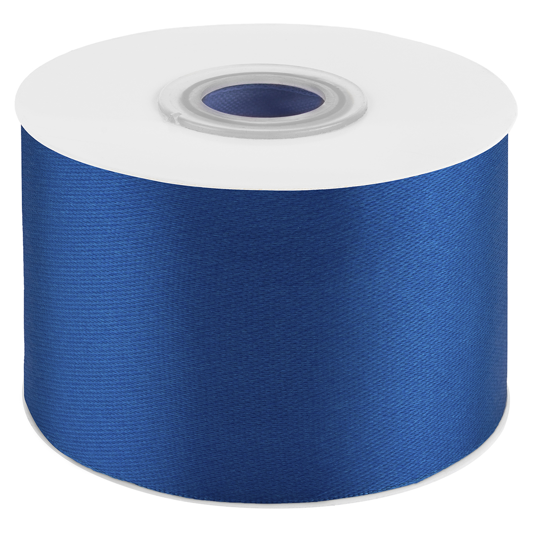 Лента Атласная (5см*22,85м) Синий.