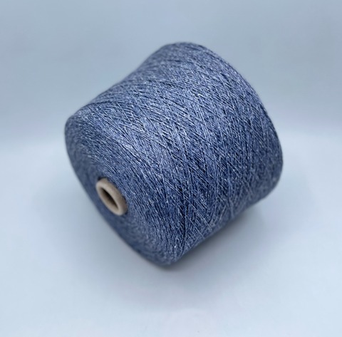 Filcom (пр.Италия), art-Talamone 2/15 750м/100гр.  50%Меринос,10%Шелк, 40% Кашемир цвет-Деним,меланж, арт.36199