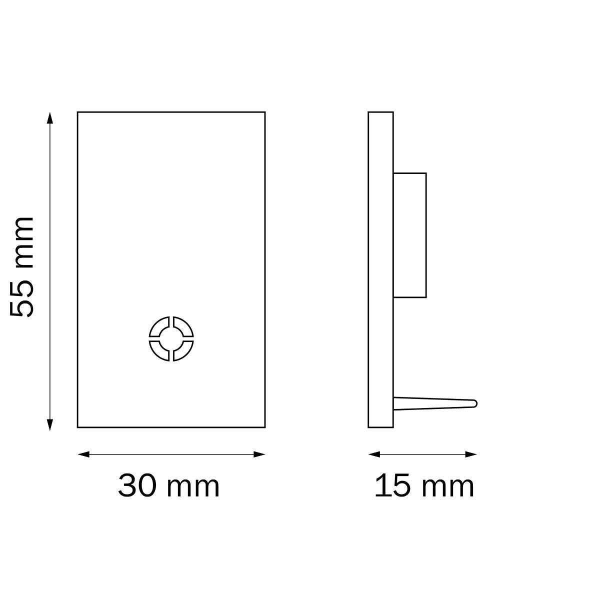 Заглушка концевая Lightstar Teta 505166
