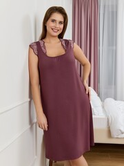 Ночная сорочка Ависта Виотекс БАКЛАЖАНОВЫЙ