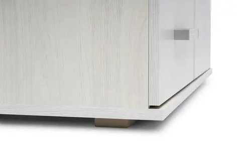 Шкаф 2х створчатый Белла ясень белый