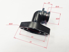 Ниппель подачи для DAEWOO DGB 100-300 MSC/110-250 MCF/160-350 MES (арт. 3319000800)