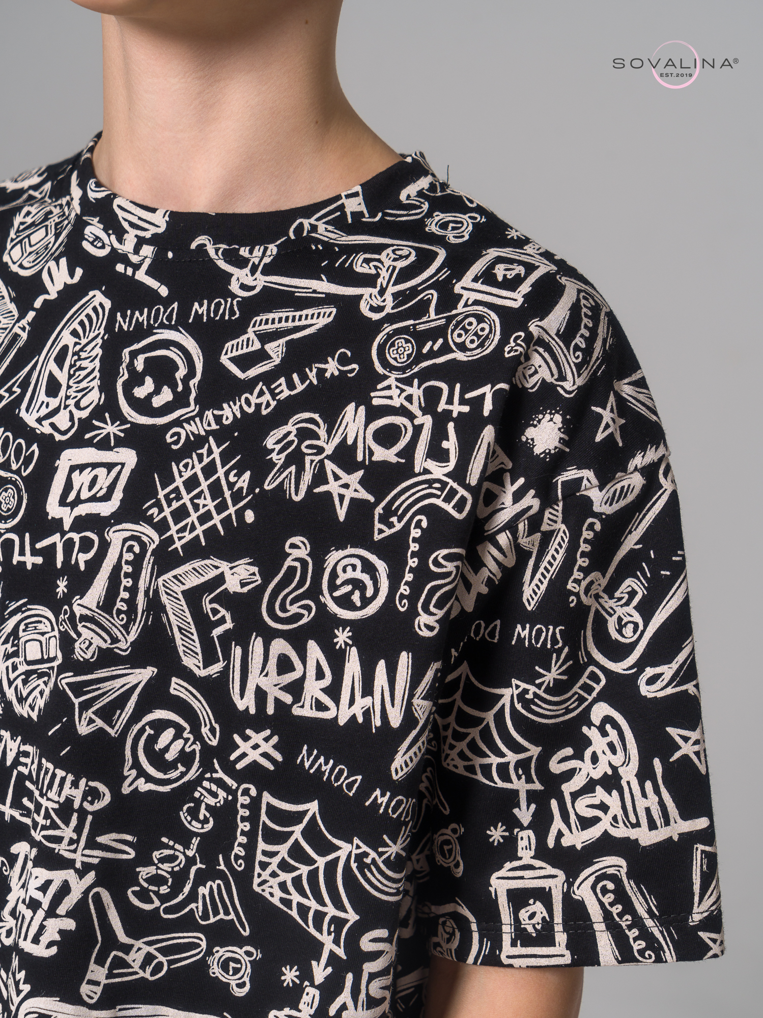 Костюм Daily men скейты-черный