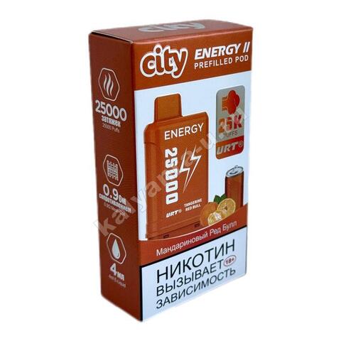 Картридж City Energy 2 - Мандариновый Ред Булл 25000 затяжек