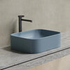 Ceramica Nova Element CN6052MHL Умывальник чаша накладная прямоугольная, 50.5x38, цвет: серо-голубой матовый