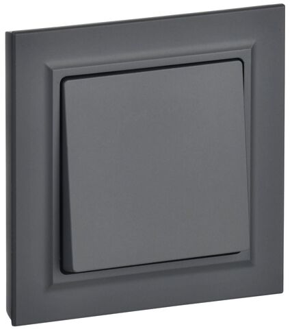 BRITE Выключ. 1-кл. 10А в сб. ВСР10-1-0-БрГ граф. IEK