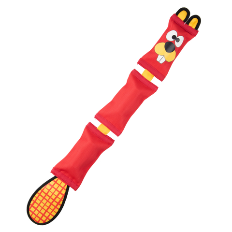 Mr.Kranch игрушка для собак Бобер из пожарного шланга 72 см красная