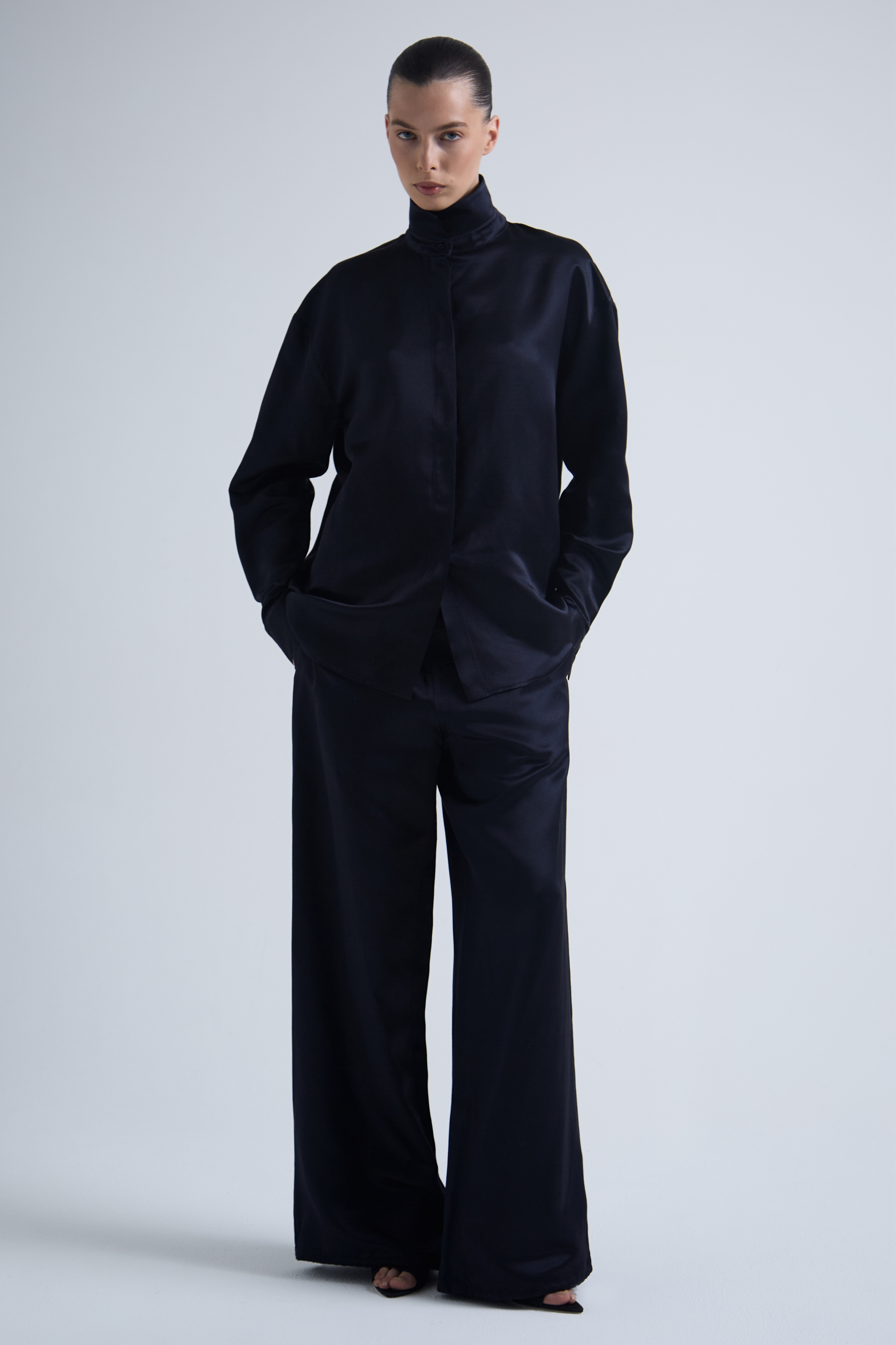 Брюки Deep из шелка и кашемира