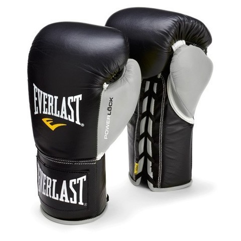 Перчатки боевые EVERLAST POWERLOCK чёрные