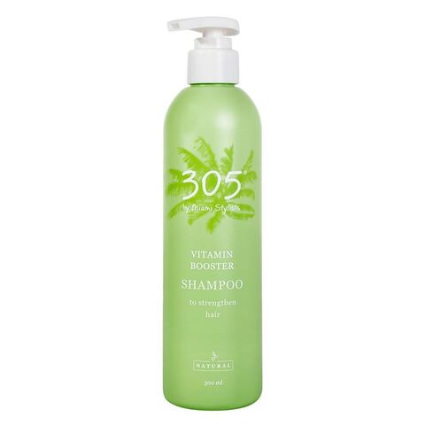 305 by Miami Stylist Vitamin Booster Shampoo For Strengthen Hair 300 ml.