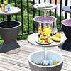 Стол пластиковый мини-бар Tagliamento Belle Cool Bar, тортора