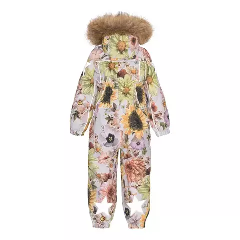 Molo (Моло) Polaris Fur Retro Flowers зимний комбинезон