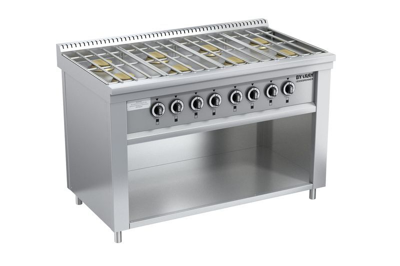 ПЛИТА ГАЗОВАЯ ВУЛКАН-HEIDEBRENNER ПРГ-IIА-8М STANDART серия 700 АРТ.82410