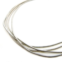 Канитель мягкая, гладкая, KAN/MK, 1,3 мм, матовая, серый