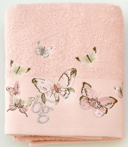 Полотенце 100х150 Blumarine-Blugirl Castadiva розовое