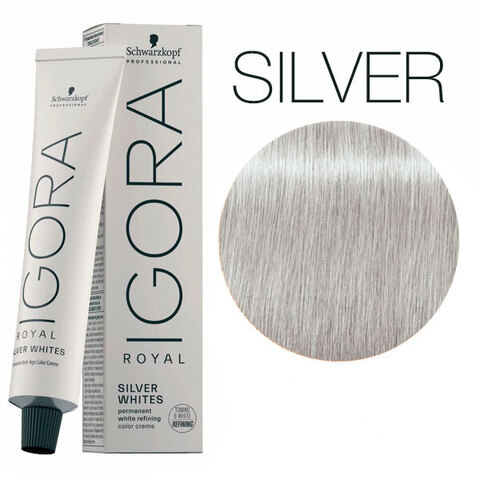 Schwarzkopf Igora Royal SilverWhites Silver (Серебро) - Тонирующий краситель для волос