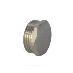 Заглушка латунь никель Ду 15 (1/2") НР SantechSystems