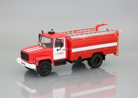 GAZ-3307 AC-30 (3307)-226 firetruck 1:43 DeAgostini Auto Legends USSR Trucks #35