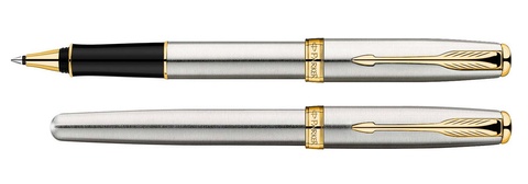 Ручка-роллер Parker Sonnet T527 Essential, Stainless Steel GT (S0809130)